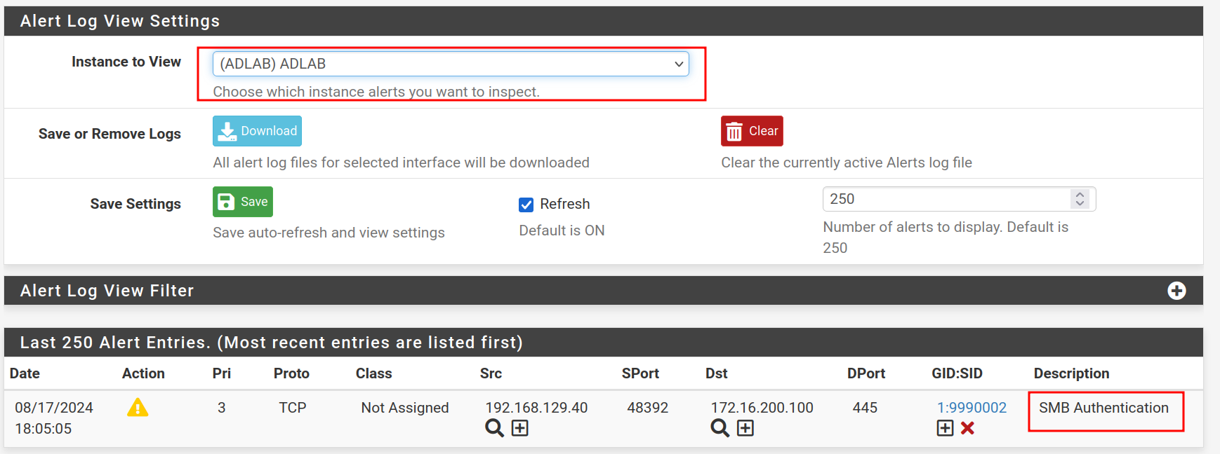 PfSense-suricata-alert2