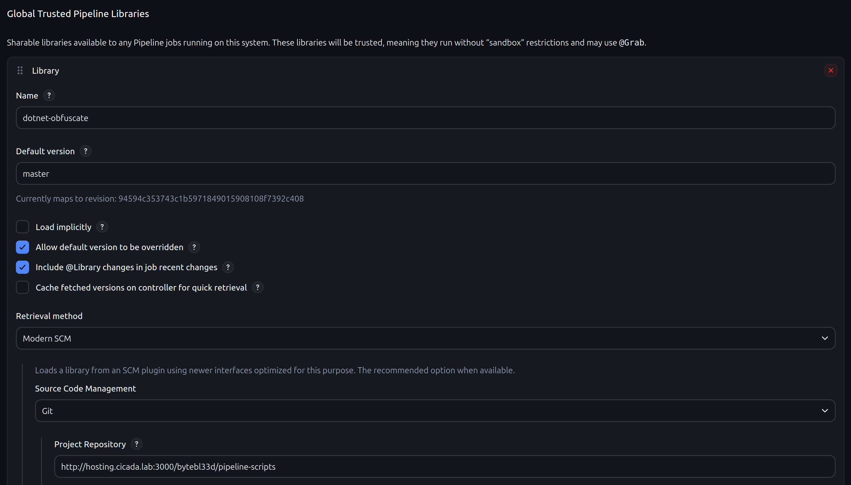 Jenkins Global Pipeline