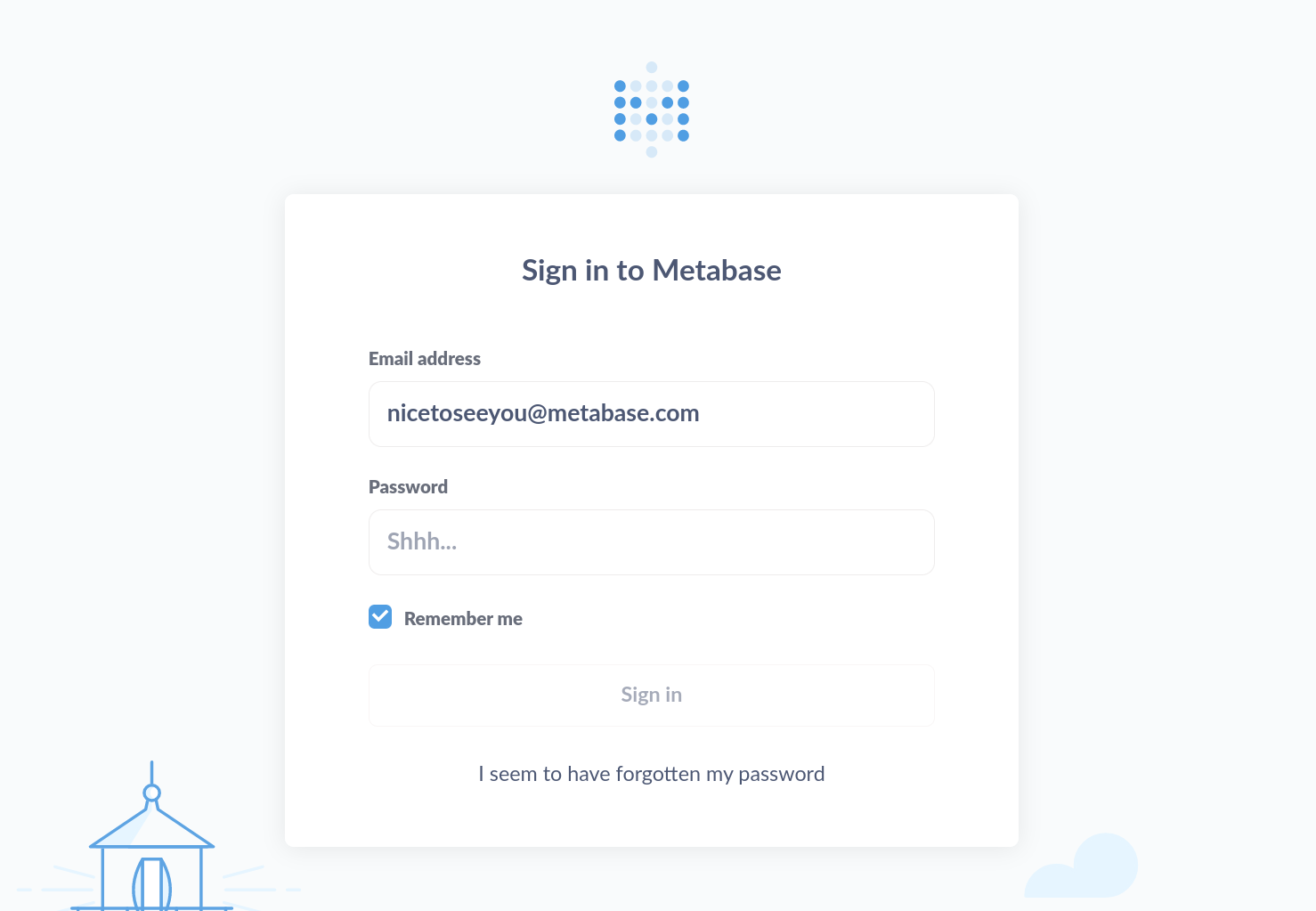 metabase-login
