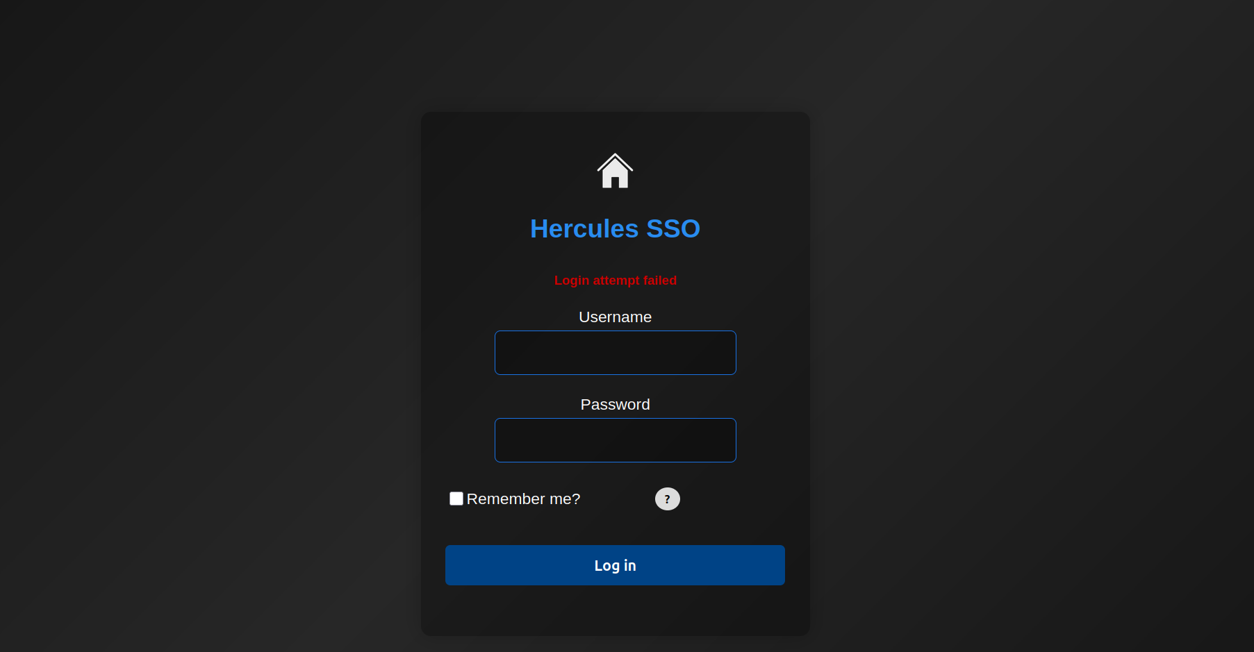 Login with valid user
