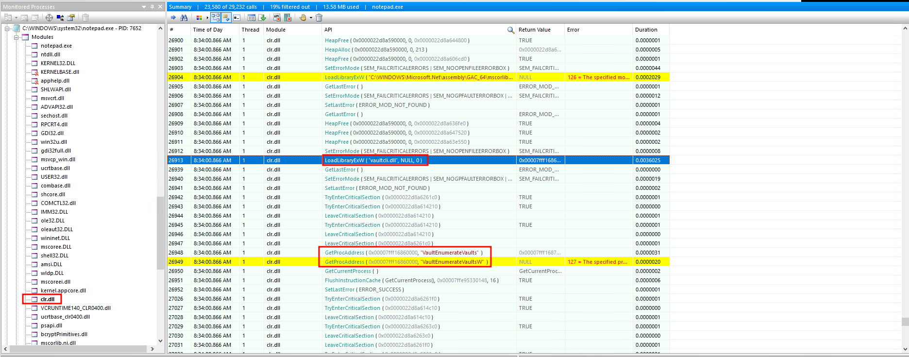 API Monitor Vault